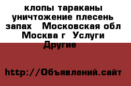 клопы тараканы уничтожение плесень запах - Московская обл., Москва г. Услуги » Другие   